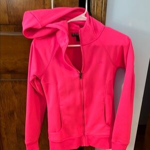 Under Armour Neon Pink Full-Zip Hoodie